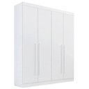 Ver imagem 1 de Guarda Roupa Da Vinci Casal 4 Portas 3 Gavetas D Doro Branco