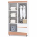 Ver imagem 5 de Guarda Roupa Solteiro Ideal Plus 4 Portas Branco Camarim Flex Vr