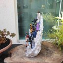 Ver imagem 7 de Altar Congá com 12 Orixás de 10 Cm Umbanda Branco e Prata