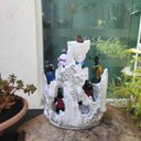 Ver imagem 6 de Altar Congá com 12 Orixás de 10 Cm Umbanda Branco e Prata