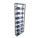 Ver imagem 1 de Adega Parede Suporte Para Garrafas Ferro Estilo Industrial dourada MINAS ARTE PRÓPRIA adega estilo i