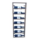 Ver imagem 2 de Adega Parede Suporte Para Garrafas Ferro Estilo Industrial dourada MINAS ARTE PRÓPRIA adega estilo i