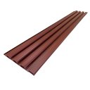 Ver imagem 1 de Painel Decorativo Ripado de Pvc Placa 270cmx15cm Bariri - Tk:cedrinho