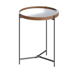 Mesa Aqua Lateral Grande - Espelho/Grafite imcal - 1