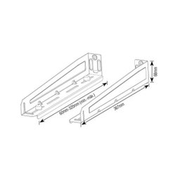 Suporte para Forno Micro-ondas  Brasforma SBR 5.1 - 4
