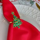 Ver imagem 2 de Kit Porta Guardanapo Árvore de Natal 04 Peças