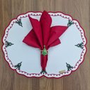 Ver imagem 3 de Kit Porta Guardanapo Árvore de Natal 04 Peças