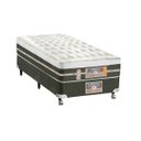 Ver imagem 1 de Cama Box + Colchão Castor Solteiro Molas Bonnel Silver Star Air One Face 88x188x72cm