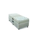 Ver imagem 1 de Cama Box + Colchão Castor Solteiro Molas Pocket Class One Face 100x200x65cm
