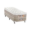 Ver imagem 1 de Cama Box + Colchão Castor Solteiro Molas Pocket Silver Star Air One Face 100x200x72cm