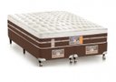 Ver imagem 1 de Cama Box + Colchão Castor King Size Silver Star Híbrido Air One Face 193x203x72cm