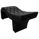 Ver mais imagens de Maca Estofada Capitonê Clínica Salão Estética Suede Marta:Preto