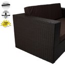 Ver imagem 4 de Conjunto De Poltronas E Mesa Classe A Marrom Tabaco