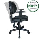 Ver imagem 3 de Cadeira Executiva Back System Lisa c/ Braços Reguláveis – Cor Preta
