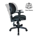 Ver imagem 2 de Cadeira Executiva Back System Lisa c/ Braços Reguláveis – Cor Preta