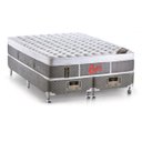 Ver imagem 2 de Cama Box + Colchão Castor Casal Plush Light Stress 138x188x74cm