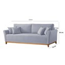 Ver imagem 2 de Sofá Fixo 210cm com Braço 10cm Brasil Meu Sofá Online