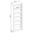 Ver imagem 2 de Armário Sapateira Multiuso 2 Portas Golden 20560 Branco
