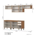 Ver imagem 4 de Cozinha Modulada Compacta 6 Peças com Balcão Pia com Tampo Venaly