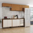 Ver imagem 1 de Cozinha Modulada Compacta 6 Peças com Balcão Pia com Tampo Venaly