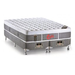 Cama Box + Colchão Castor Queen Size Plush Light Stress 158x198x74cm - 2