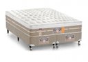 Ver imagem 1 de Cama Box + Colchão Castor Queen Size Molas Pocket Silver Star Air One Face 158x198x72cm