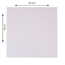 Ver imagem 4 de Mesa Delta 76,50 cm (Altura) com Tampo em MDP Quadrado 70 cm Branco