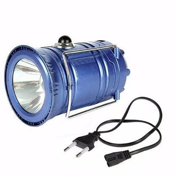 Lampião Solar LED Usb Lanterna Bateria Recarregável Retrátil - 2