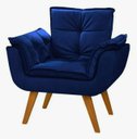 Ver imagem 1 de Poltrona Decorativa Opala Suede Composê Estampado - Dora Bela - 0129