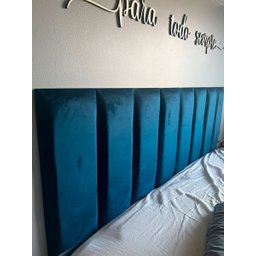 Cabeceiras de Cama Box Casal Queen Estofada Modulada 1,60mx60cm - 5