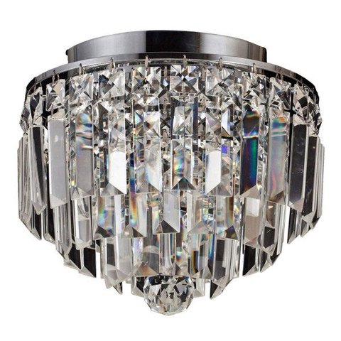 Plafon Sobrepor de Cristal Kri 21,5cmx25cmxx Bella Iluminação