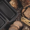 Ver imagem 5 de Kit 12 Assadeiras Retangular Pão e Bolo 26cm Tramontina Brasil Alumínio Antiaderente Grafite