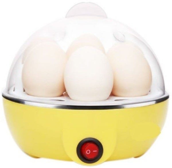 Ovos Cozidos Egg Cooker Cozedor Elétrico 110v 350W Amarelo - 2