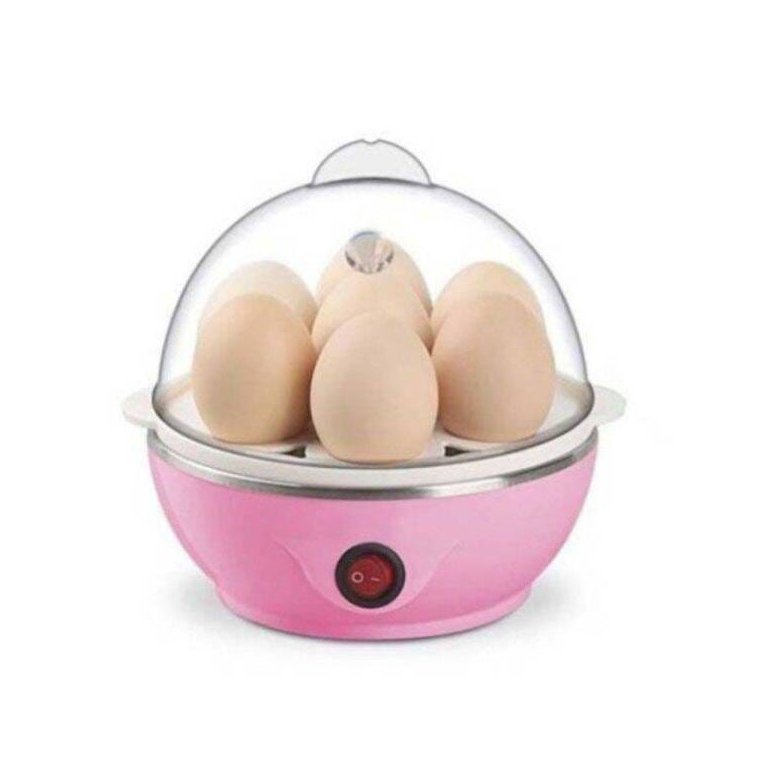Ovos Cozidos Egg Cooker Cozedor Elétrico 110v 350W Rosa