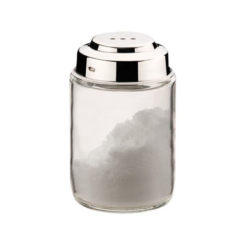 Saleiro/pimenteiro Cozinha Mesa Cromado Vidro Future