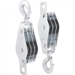 Moitão/cadernal 60 mm com 3 roldanas Vonder - 1