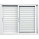 Ver imagem 1 de Janela de Aluminio Veneziana 3 Folhas Móveis sem Grade Linha Premium:1,00 X 1,20/branco