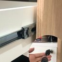 Ver mais imagens de Mesa para Escritório Escrivaninha Home Office Hall A02 Carvalho Branco - Lyam Decor