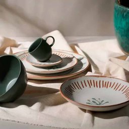 Jogo 6 Pratos Sobrem Coup Stoneware Magari Porto Brasil - 3