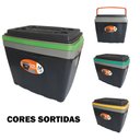 Ver imagem 5 de Caixa Térmica Cooler 34 Litros Tampa com Porta Copo Camping Pesca