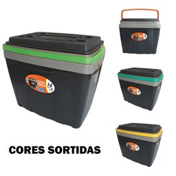 Caixa Térmica Cooler 34 Litros Tampa com Porta Copo Camping Pesca - 5