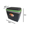 Ver imagem 6 de Caixa Térmica Cooler 34 Litros Tampa com Porta Copo Camping Pesca