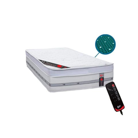 Colchão Solteiro C/ Vibro Massagem Niponpedic Molas Pocket Gold Star (88x188x33) - Castor