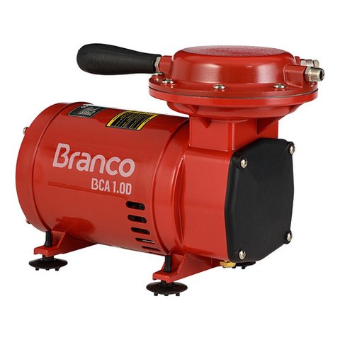 Compressor de Ar Direto 40psi Branco Motores 110/220v