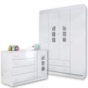 Ver imagem 1 de Ambiente Guarda-roupa Lívia e Cômoda Lívia - 100% Mdf