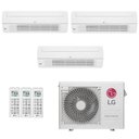 Ver imagem 1 de Ar-Condicionado Multi Split Inverter LG 24.000 BTUs (2x Evap Cassete 1 Via 9.000 + 1x Evap Cassete