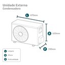 Ver mais imagens de Ar-Condicionado Multi Split Inverter LG 24.000 BTUs (2x Evap Cassete 1 Via 9.000 + 1x Evap Cassete
