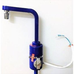 Torneira Elétrica Para Pia De Mesa Hydra Slim 4t - 127v - 5500W Azul - 3