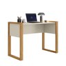 Escrivaninha Mesa para Computador Office 5030 Freijó Off White Fosco Qmovi - 3