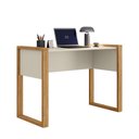 Ver imagem 3 de Escrivaninha Mesa para Computador Office 5030 Freijó Off White Fosco Qmovi